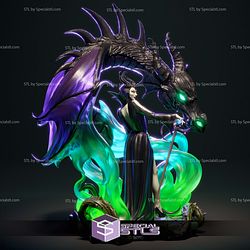 Maleficent Black Dragon STL Files
