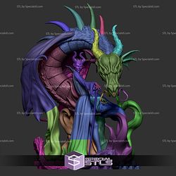 Maleficent Black Dragon STL Files