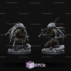 Maliketh and Sword Sitting Pose STL Files
