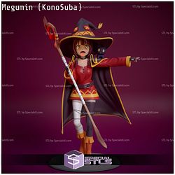 Megumin Konosuba Happy STL Files