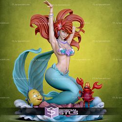 Mermaid 170mm STL Files