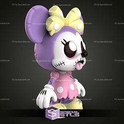 Minnie Chibi Zombie Version STL Files