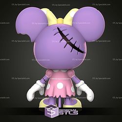 Minnie Chibi Zombie Version STL Files