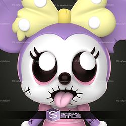 Minnie Chibi Zombie Version STL Files