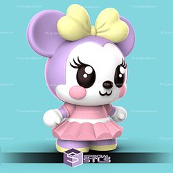 Minnie Kawaii Version STL Files