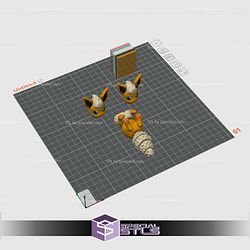 Super Basic Pokemon STL - Flexi Flareon