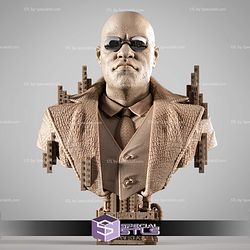 Morpheus Matrix Portrait Bust STL Files