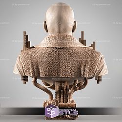 Morpheus Matrix Portrait Bust STL Files