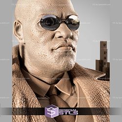 Morpheus Matrix Portrait Bust STL Files