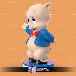 Porky Pig Looney Tunes STL Files