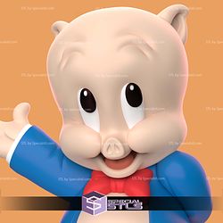 Porky Pig Looney Tunes STL Files