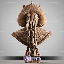 Princess Padme Portrait Bust STL Files