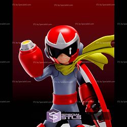 Protoman Megaman 1-10 STL Files