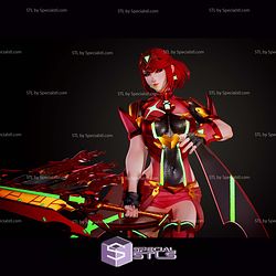 Pyra Red Xenoblade STL Files