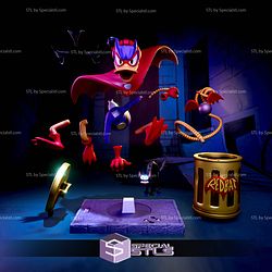 Red Bat Fethry Duck STL Files