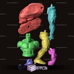 Red Hulk Basic STL Files