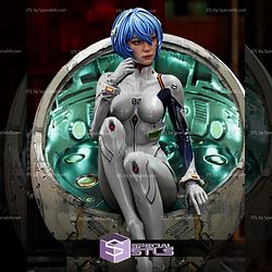Rei Ayanami in Cockpit STL Files