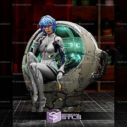 Rei Ayanami in Cockpit STL Files