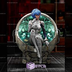 Rei Ayanami in Cockpit STL Files