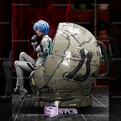 Rei Ayanami in Cockpit STL Files