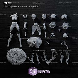 Rem and Weapon STL Files