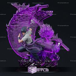 Sasuke Uchiha and Susanoo STL Files