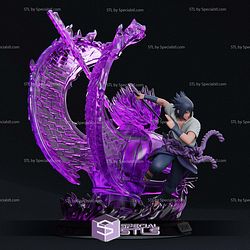 Sasuke Uchiha and Susanoo STL Files