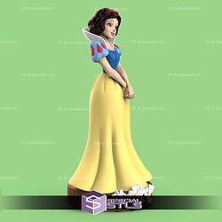 Snow White Cartoon STL Files