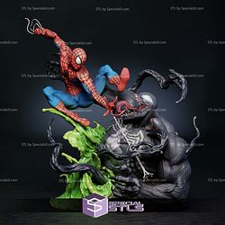 Spiderman Battle Venom 350mm STL Files