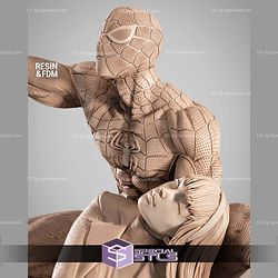 Spiderman save Gwen Stacy Diorama STL Files