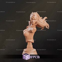 Star Sapphire Green Lantern Bust STL Files