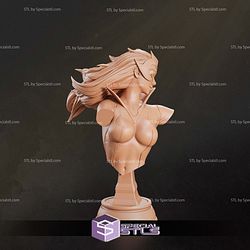 Star Sapphire Green Lantern Bust STL Files