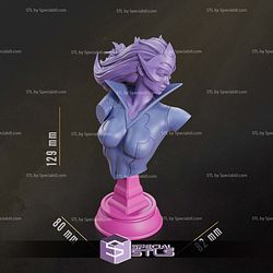 Star Sapphire Green Lantern Bust STL Files