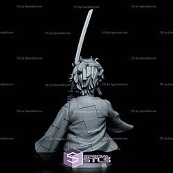Tanjiro Demon Slayer Ice and Fire Bust STL Files