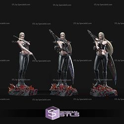 Trish Devil May Cry and Sword STL Files