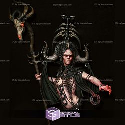 Uriella the Necromancer Bust 1-10 STL Files
