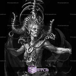 Uriella the Necromancer Bust 1-10 STL Files