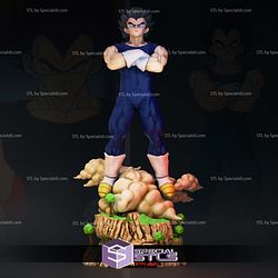 Vegeta Flying STL Files