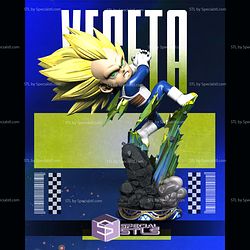 Vegeta SSJ3 Daima Chibi STL Files
