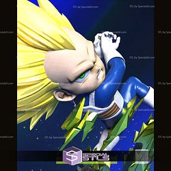 Vegeta SSJ3 Daima Chibi STL Files