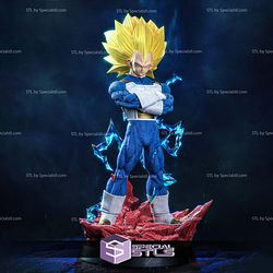 Vegeta SSJ3 Lighting STL Files