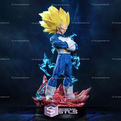 Vegeta SSJ3 Lighting STL Files