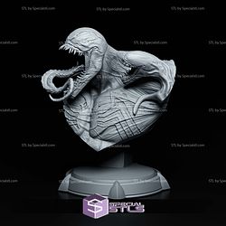 Venom Bust 159mm STL Files