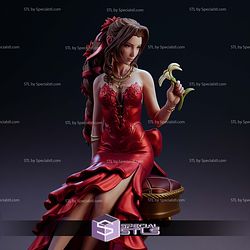 Aerith in Red Dress STL Files