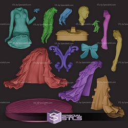 Aerith in Red Dress STL Files