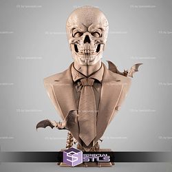Black Mask Portrait Bust STL Files
