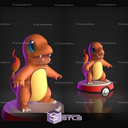 Charmander Chibi STL Files