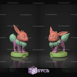 Chibi Eevee Pokemon STL Files