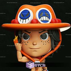 Chibi STL Collection Portgas D Ace