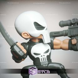 Chibi STL Collection Punisher vs Daredevil